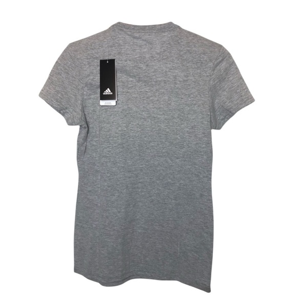 Adidas Go To Tee Grey Logo Tee Small - Picture 2 of 2